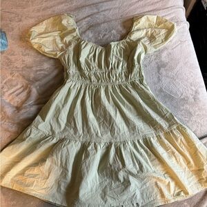 Charming Light Green Dress